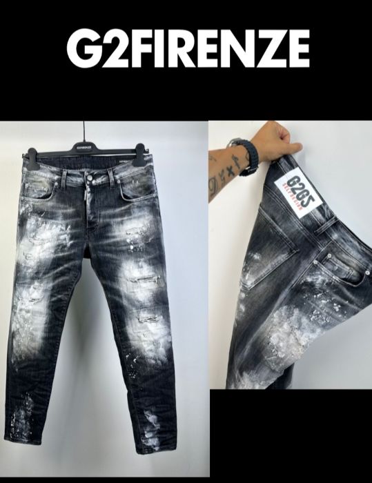 Jeans slim fit art. LIGHTNED BLACK G2 FIRENZE
