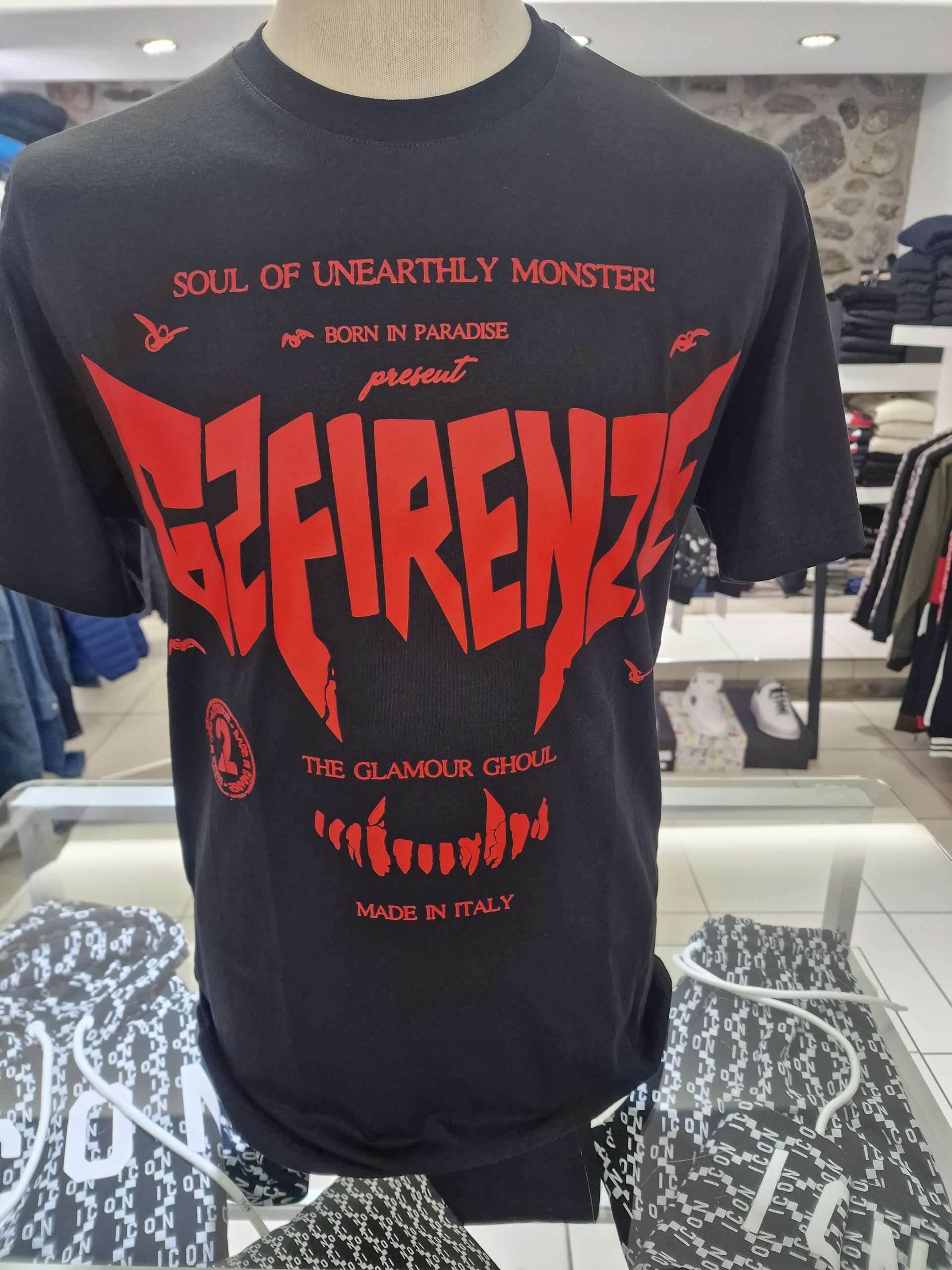 T-shirt basic stampata art. THRILLER G2FIRENZE