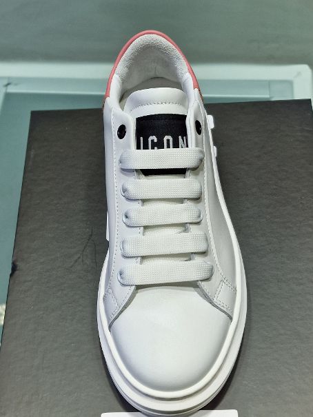 Sneakers bassa donna logo rosa ICON