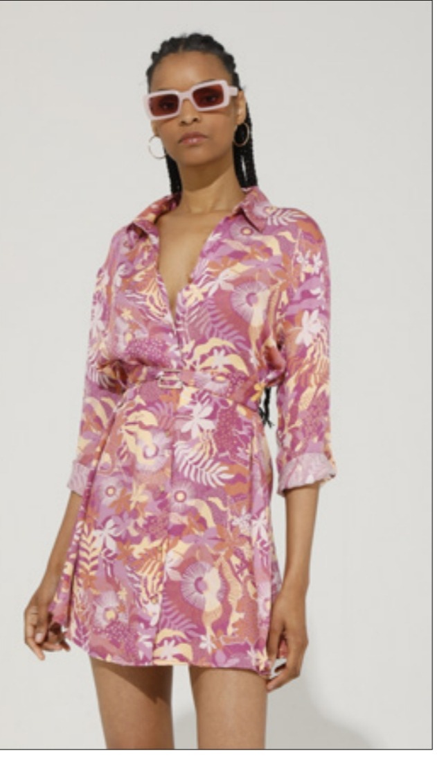 Abito corto a fantasia art. SELINE GOAGOA